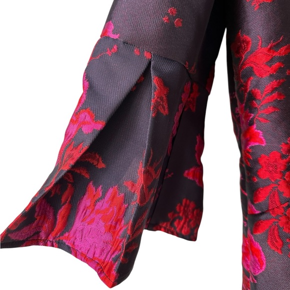 NWT Anthropologie Floral Flutter-Sleeve Coat - Picture 9 of 16